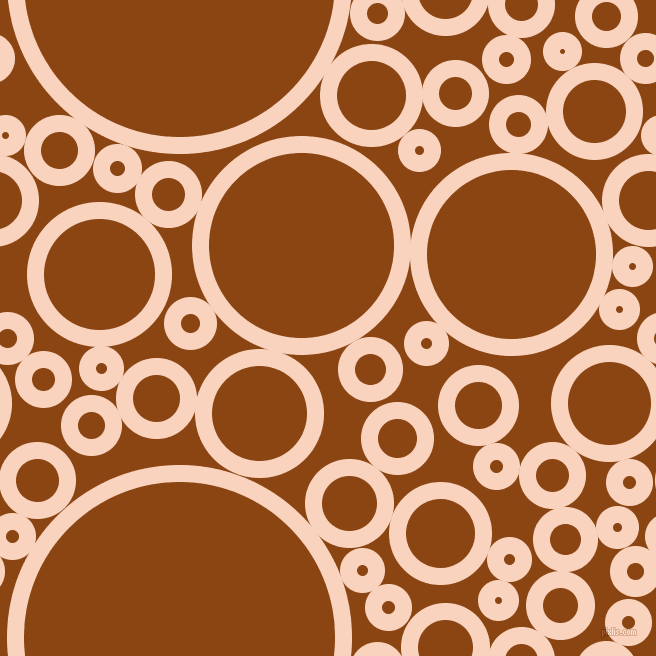 bubbles, circles, sponge, big, medium, small, 17 pixel line width, Tuft Bush and Saddle Brown circles bubbles sponge soap seamless tileable