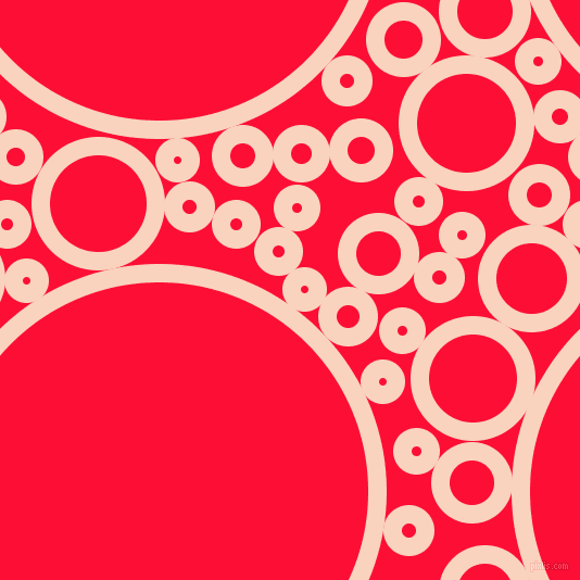 bubbles, circles, sponge, big, medium, small, 17 pixel line width, Tuft Bush and Torch Red circles bubbles sponge soap seamless tileable