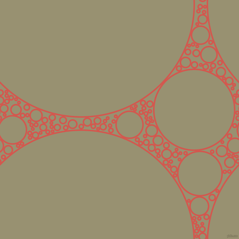 bubbles, circles, sponge, big, medium, small, 5 pixel line width, Valencia and Gurkha circles bubbles sponge soap seamless tileable