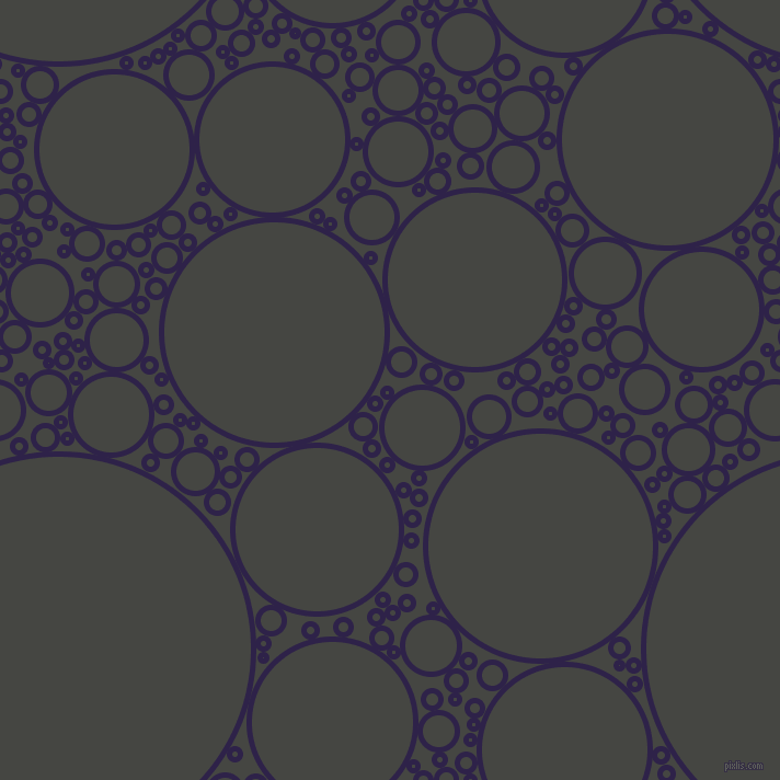 bubbles, circles, sponge, big, medium, small, 5 pixel line width, Violent Violet and Tuatara circles bubbles sponge soap seamless tileable