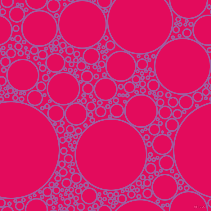 bubbles, circles, sponge, big, medium, small, 5 pixel line width, Violet Blue and Razzmatazz circles bubbles sponge soap seamless tileable