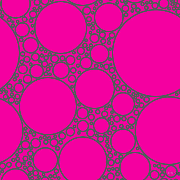 bubbles, circles, sponge, big, medium, small, 5 pixel line width, Viridian Green and Hollywood Cerise circles bubbles sponge soap seamless tileable