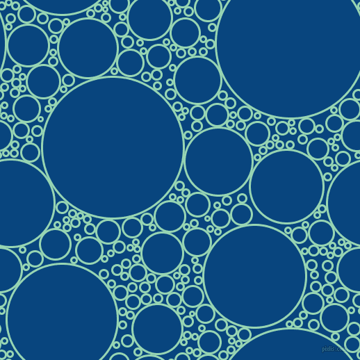 bubbles, circles, sponge, big, medium, small, 3 pixel line widthVista Blue and Dark Cerulean circles bubbles sponge soap seamless tileable