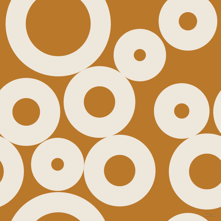 bubbles, circles, sponge, big, medium, small, 65 pixel line width, White Linen and Pirate Gold circles bubbles sponge soap seamless tileable