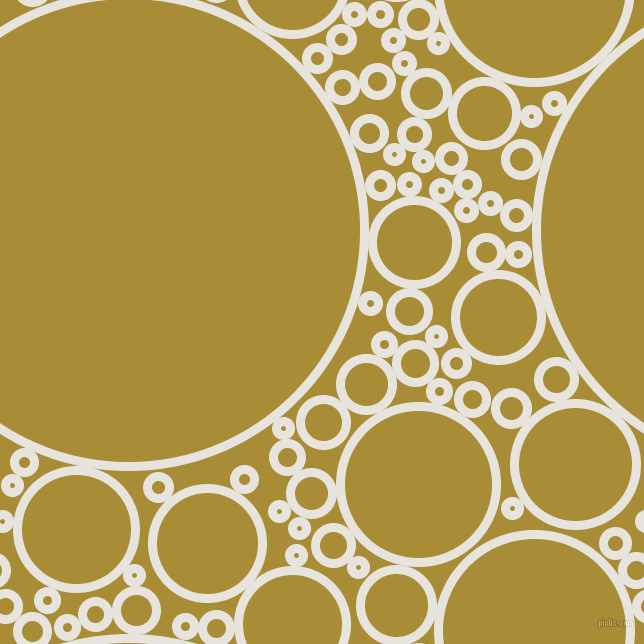 bubbles, circles, sponge, big, medium, small, 9 pixel line width, Wild Sand and Reef Gold circles bubbles sponge soap seamless tileable
