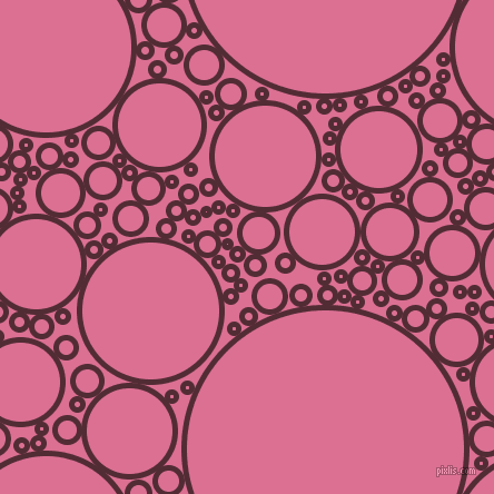 bubbles, circles, sponge, big, medium, small, 5 pixel line widthWine Berry and Pale Violet Red circles bubbles sponge soap seamless tileable