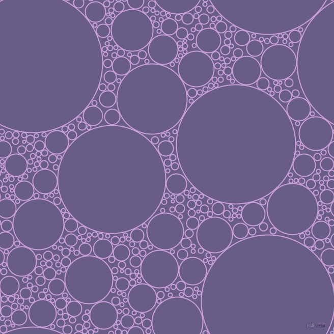 bubbles, circles, sponge, big, medium, small, 2 pixel line width, Wisteria and Kimberly circles bubbles sponge soap seamless tileable