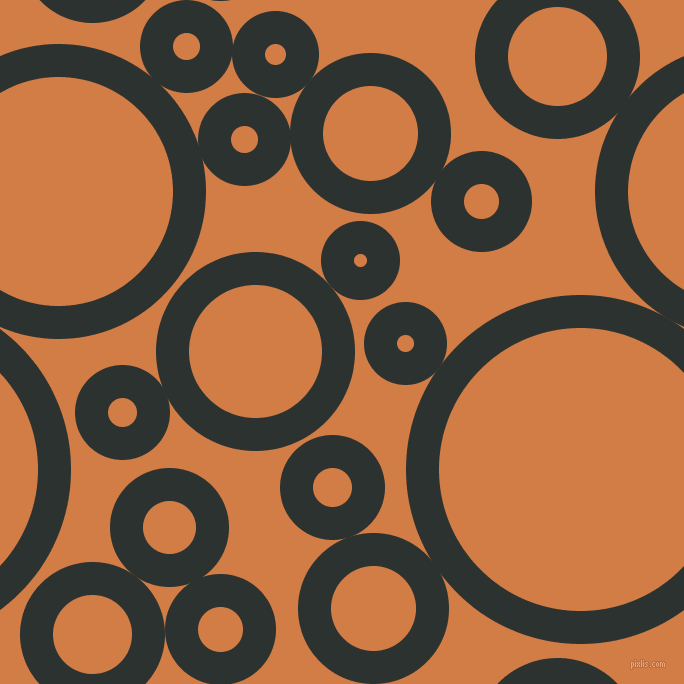 bubbles, circles, sponge, big, medium, small, 33 pixel line width, Woodsmoke and Raw Sienna circles bubbles sponge soap seamless tileable