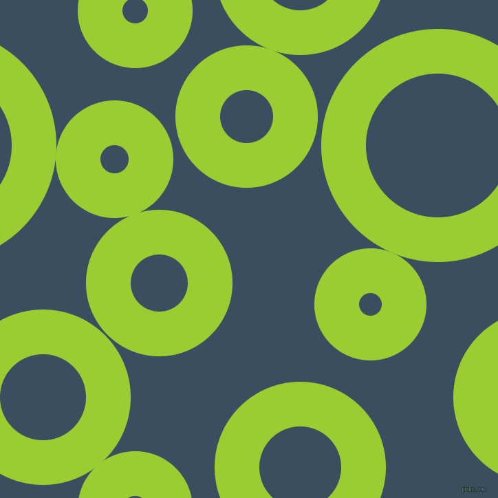 bubbles, circles, sponge, big, medium, small, 65 pixel line width, Yellow Green and Cello circles bubbles sponge soap seamless tileable