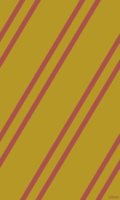 59 degree angles dual stripes line, 17 pixel line width, 30 and 117 pixels line spacing, Apple Blossom and Sahara dual two line striped seamless tileable