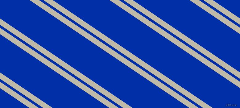 146 degree angles dual stripes line, 17 pixel line width, 8 and 103 pixels line spacing, Ash and International Klein Blue dual two line striped seamless tileable