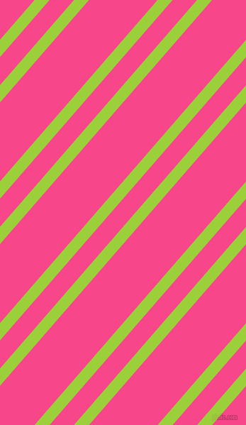 49 degree angles dual stripe lines, 16 pixel lines width, 26 and 73 pixels line spacing, Atlantis and Violet Red dual two line striped seamless tileable