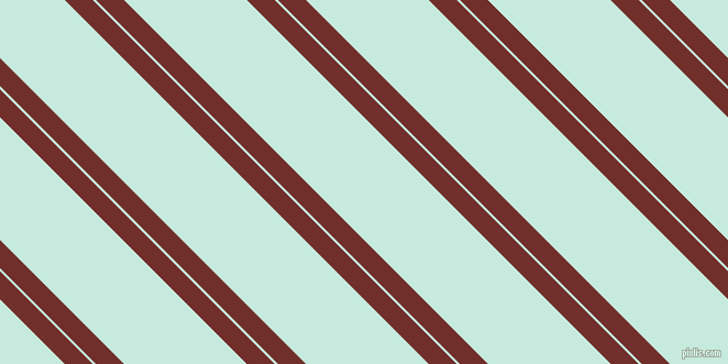 135 degree angle dual striped line, 18 pixel line width, 2 and 79 pixel line spacing, Auburn and Mint Tulip dual two line striped seamless tileable