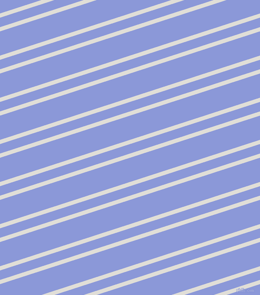 18 degree angle dual striped lines, 8 pixel lines width, 18 and 46 pixel line spacing, Black Haze and Portage dual two line striped seamless tileable