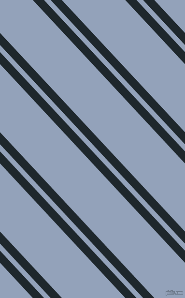 133 degree angle dual stripe lines, 17 pixel lines width, 10 and 96 pixel line spacing, Black Pearl and Rock Blue dual two line striped seamless tileable