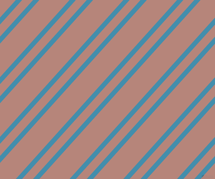 48 degree angle dual stripe lines, 15 pixel lines width, 26 and 72 pixel line spacing, Boston Blue and Brandy Rose dual two line striped seamless tileable
