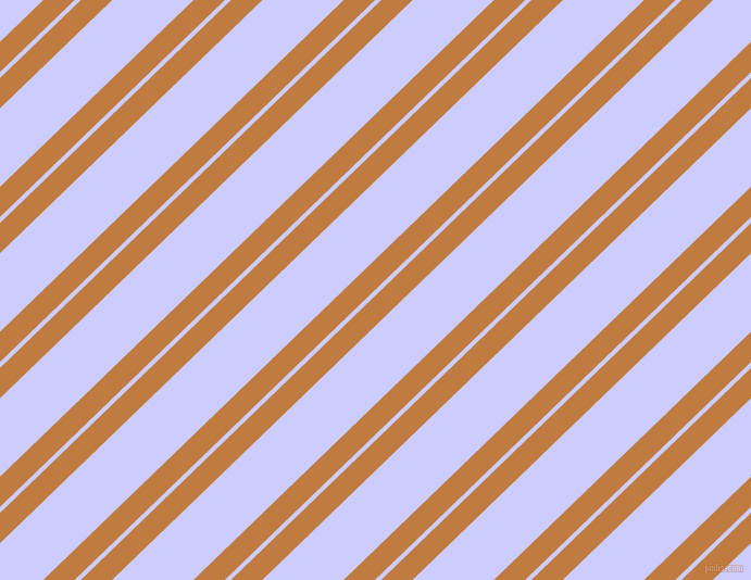 44 degree angles dual striped lines, 20 pixel lines width, 4 and 52 pixels line spacing, Brandy Punch and Lavender Blue dual two line striped seamless tileable
