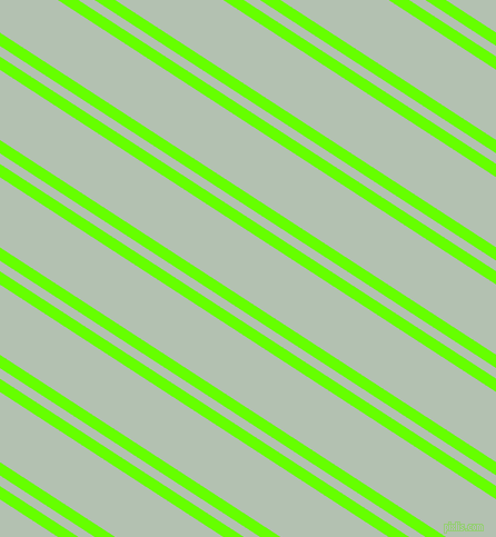147 degree angles dual striped lines, 10 pixel lines width, 8 and 53 pixels line spacing, Bright Green and Rainee dual two line striped seamless tileable