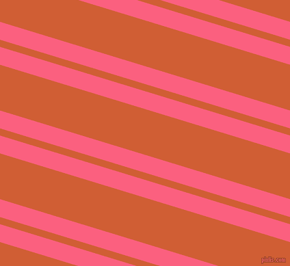 163 degree angle dual stripes lines, 25 pixel lines width, 10 and 64 pixel line spacing, Brink Pink and Chilean Fire dual two line striped seamless tileable