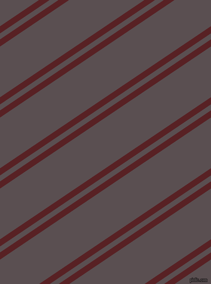 34 degree angles dual stripe line, 12 pixel line width, 10 and 85 pixels line spacing, Burnt Crimson and Don Juan dual two line striped seamless tileable