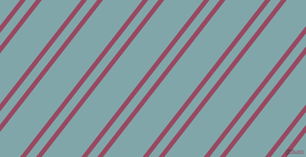 52 degree angles dual stripes line, 9 pixel line width, 16 and 62 pixels line spacing, Cadillac and Ziggurat dual two line striped seamless tileable