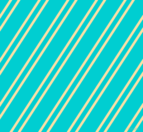 57 degree angles dual stripes line, 8 pixel line width, 14 and 47 pixels line spacing, Cape Honey and Dark Turquoise dual two line striped seamless tileable