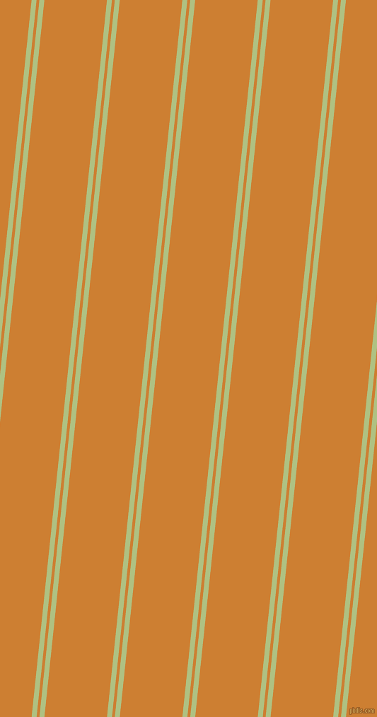 84 degree angle dual striped line, 7 pixel line width, 4 and 88 pixel line spacing, Caper and Bronze dual two line striped seamless tileable
