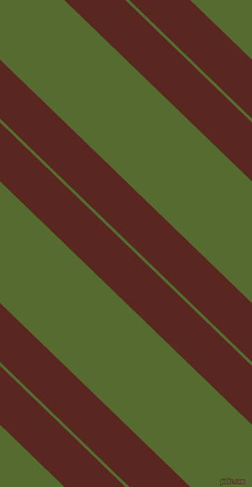 136 degree angles dual striped line, 61 pixel line width, 4 and 126 pixels line spacing, Caput Mortuum and Dark Olive Green dual two line striped seamless tileable