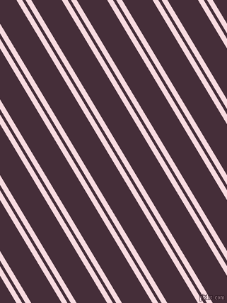 121 degree angle dual striped line, 7 pixel line width, 4 and 37 pixel line spacing, Carousel Pink and Barossa dual two line striped seamless tileable