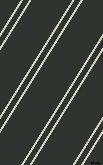 58 degree angle dual stripes line, 7 pixel line width, 18 and 121 pixel line spacing, Celeste and Oil dual two line striped seamless tileable