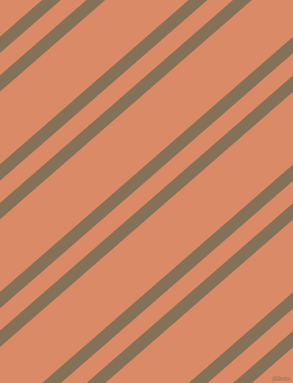 41 degree angle dual stripe lines, 25 pixel lines width, 34 and 111 pixel line spacing, Cement and Copper dual two line striped seamless tileable