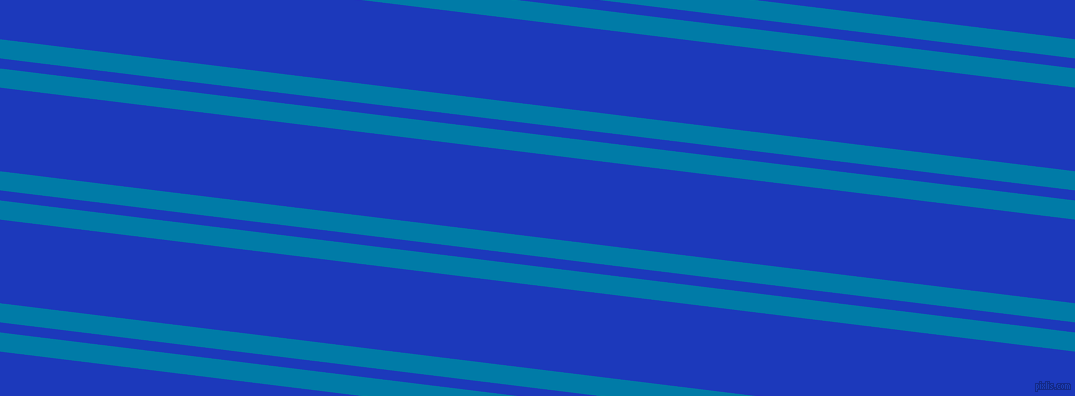 173 degree angle dual stripe lines, 19 pixel lines width, 10 and 83 pixel line spacing, Cerulean and Persian Blue dual two line striped seamless tileable