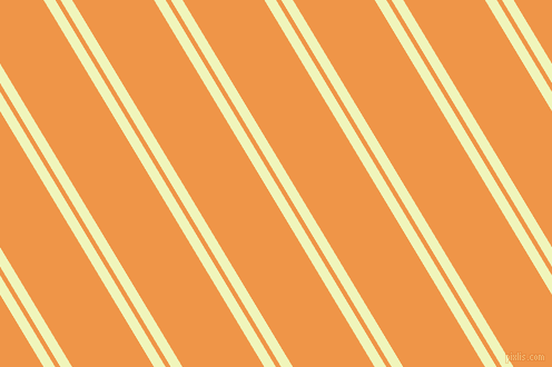 121 degree angle dual striped line, 9 pixel line width, 4 and 63 pixel line spacing, Chiffon and Sea Buckthorn dual two line striped seamless tileable