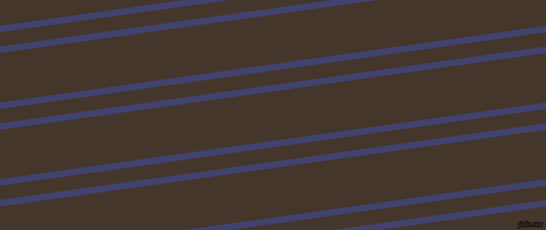 8 degree angles dual stripe lines, 9 pixel lines width, 20 and 69 pixels line spacing, Corn Flower Blue and Dark Rum dual two line striped seamless tileable
