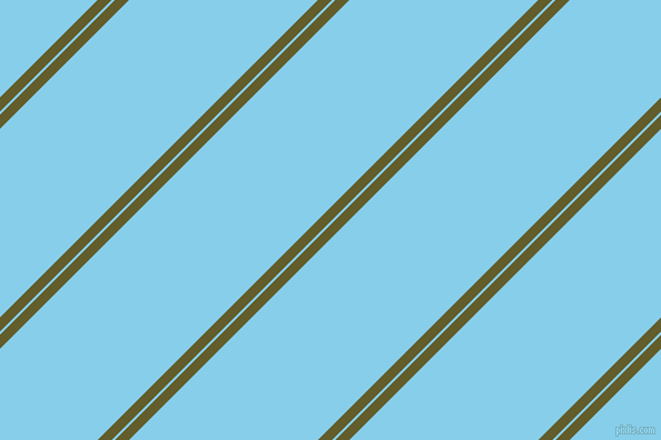 45 degree angles dual striped lines, 9 pixel lines width, 2 and 120 pixels line spacing, Costa Del Sol and Sky Blue dual two line striped seamless tileable