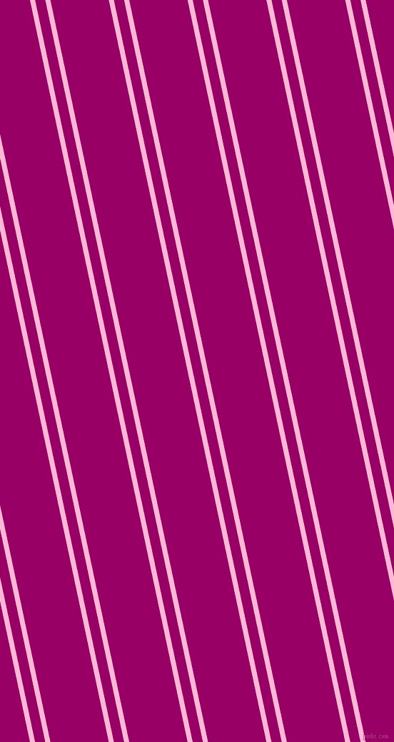 102 degree angle dual stripe line, 7 pixel line width, 14 and 80 pixel line spacingCotton Candy and Eggplant dual two line striped seamless tileable