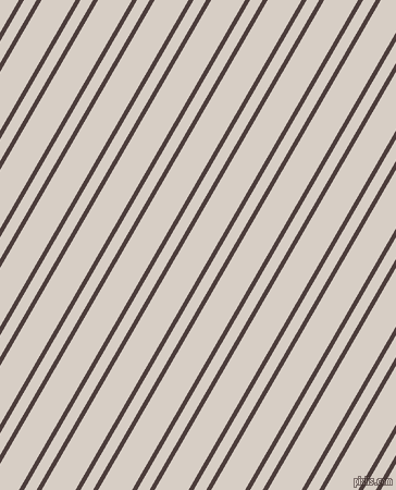 60 degree angles dual stripe line, 4 pixel line width, 10 and 27 pixels line spacing, Crater Brown and Swirl dual two line striped seamless tileable