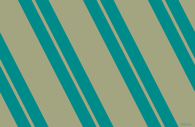 117 degree angles dual stripes lines, 40 pixel lines width, 10 and 101 pixels line spacing, Dark Cyan and Locust dual two line striped seamless tileable