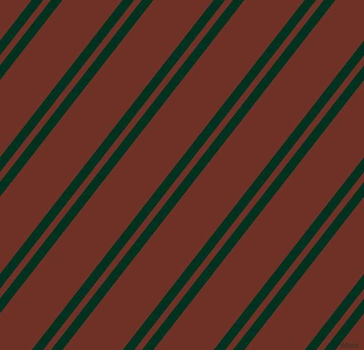 52 degree angle dual stripes lines, 18 pixel lines width, 12 and 94 pixel line spacing, Dark Green and Pueblo dual two line striped seamless tileable