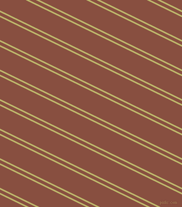154 degree angles dual striped lines, 3 pixel lines width, 6 and 41 pixels line spacing, Dark Khaki and Mule Fawn dual two line striped seamless tileable