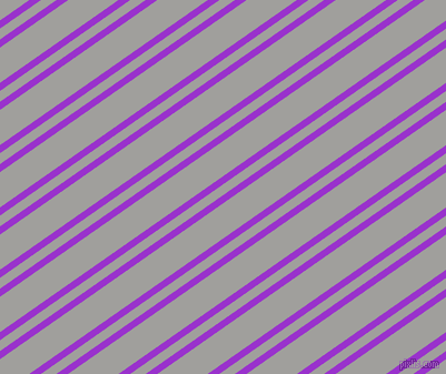 35 degree angles dual stripes lines, 6 pixel lines width, 8 and 26 pixels line spacing, Dark Orchid and Mountain Mist dual two line striped seamless tileable