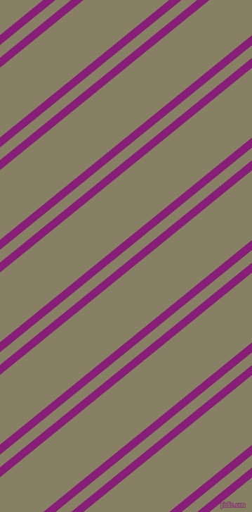 39 degree angle dual stripe line, 11 pixel line width, 14 and 77 pixel line spacing, Dark Purple and Olive Haze dual two line striped seamless tileable