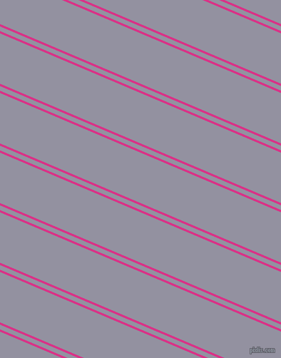 157 degree angle dual stripes lines, 3 pixel lines width, 6 and 65 pixel line spacing, Deep Cerise and Grey Suit dual two line striped seamless tileable