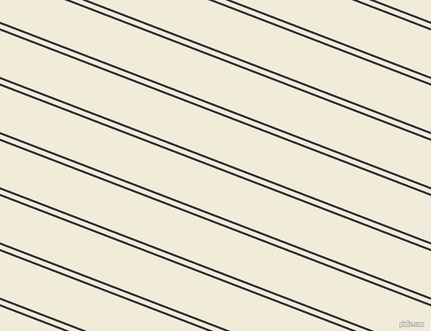 159 degree angles dual striped lines, 3 pixel lines width, 6 and 63 pixels line spacing, Ebony Clay and Buttery White dual two line striped seamless tileable