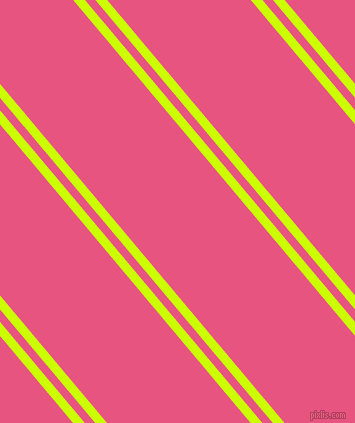 130 degree angles dual stripes lines, 9 pixel lines width, 8 and 110 pixels line spacingElectric Lime and Dark Pink dual two line striped seamless tileable