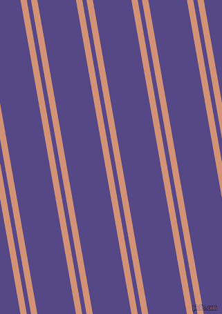 100 degree angles dual stripe line, 9 pixel line width, 6 and 55 pixels line spacing, Feldspar and Gigas dual two line striped seamless tileable