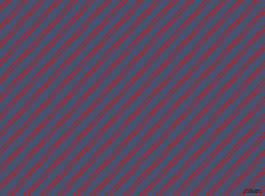 47 degree angle dual striped lines, 2 pixel lines width, 4 and 16 pixel line spacing, Fire Engine Red and East Bay dual two line striped seamless tileable