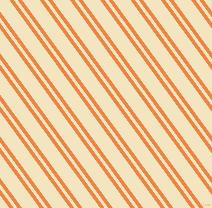 126 degree angle dual striped lines, 12 pixel lines width, 10 and 47 pixel line spacing, Flamenco and Milk Punch dual two line striped seamless tileable