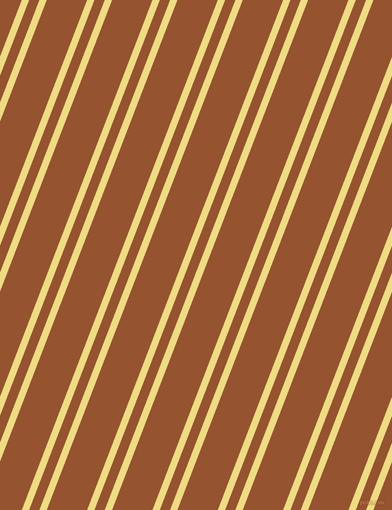 69 degree angle dual striped line, 10 pixel line width, 14 and 55 pixel line spacing, Flax and Chelsea Gem dual two line striped seamless tileable