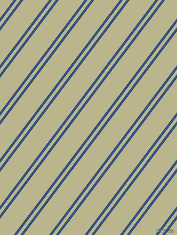 53 degree angle dual striped line, 5 pixel line width, 6 and 42 pixel line spacing, Fun Blue and Coriander dual two line striped seamless tileable